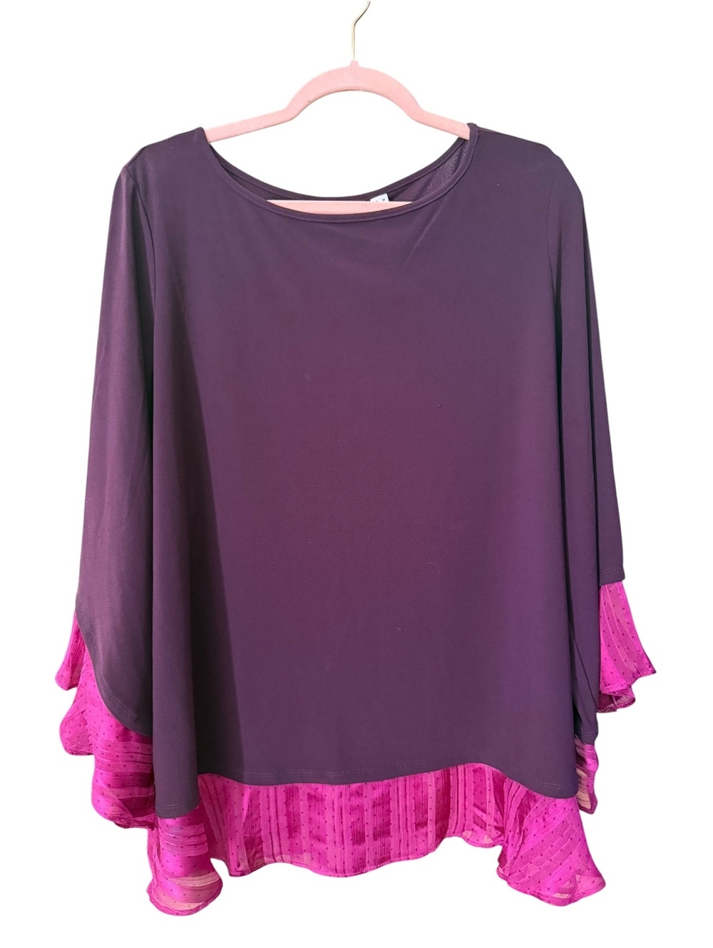 Susan Graver Liquid Knit Top 1X